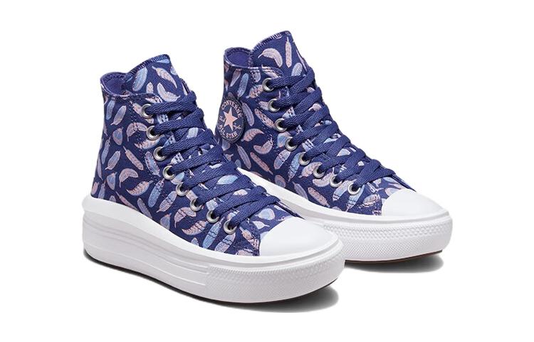 Converse Chuck Taylor All Star Move Platform High GS 'Feathers' A01515C
