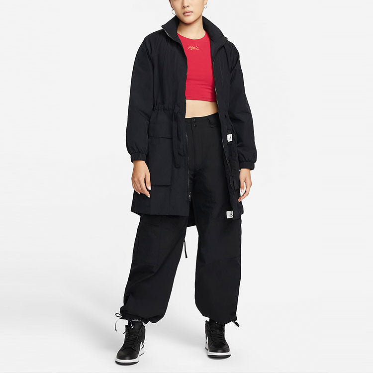 (WMNS) Air Jordan SS22 Coat 'Black' DM5198-010