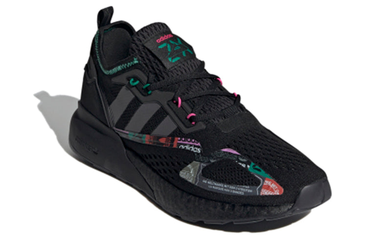 adidas originals ZX 2K Boost 'Black Green Grey' GX2719