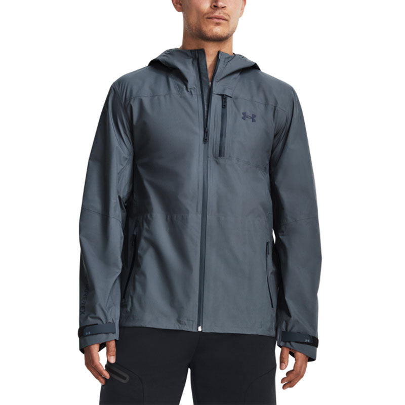 Under Armour Stretch Woven Windbreaker Jacket 'Grey Blue' 1369994-002