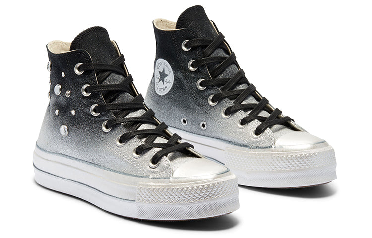 (WMNS) Converse Chuck Taylor All Star Lift High 'Black Gray' 569128C