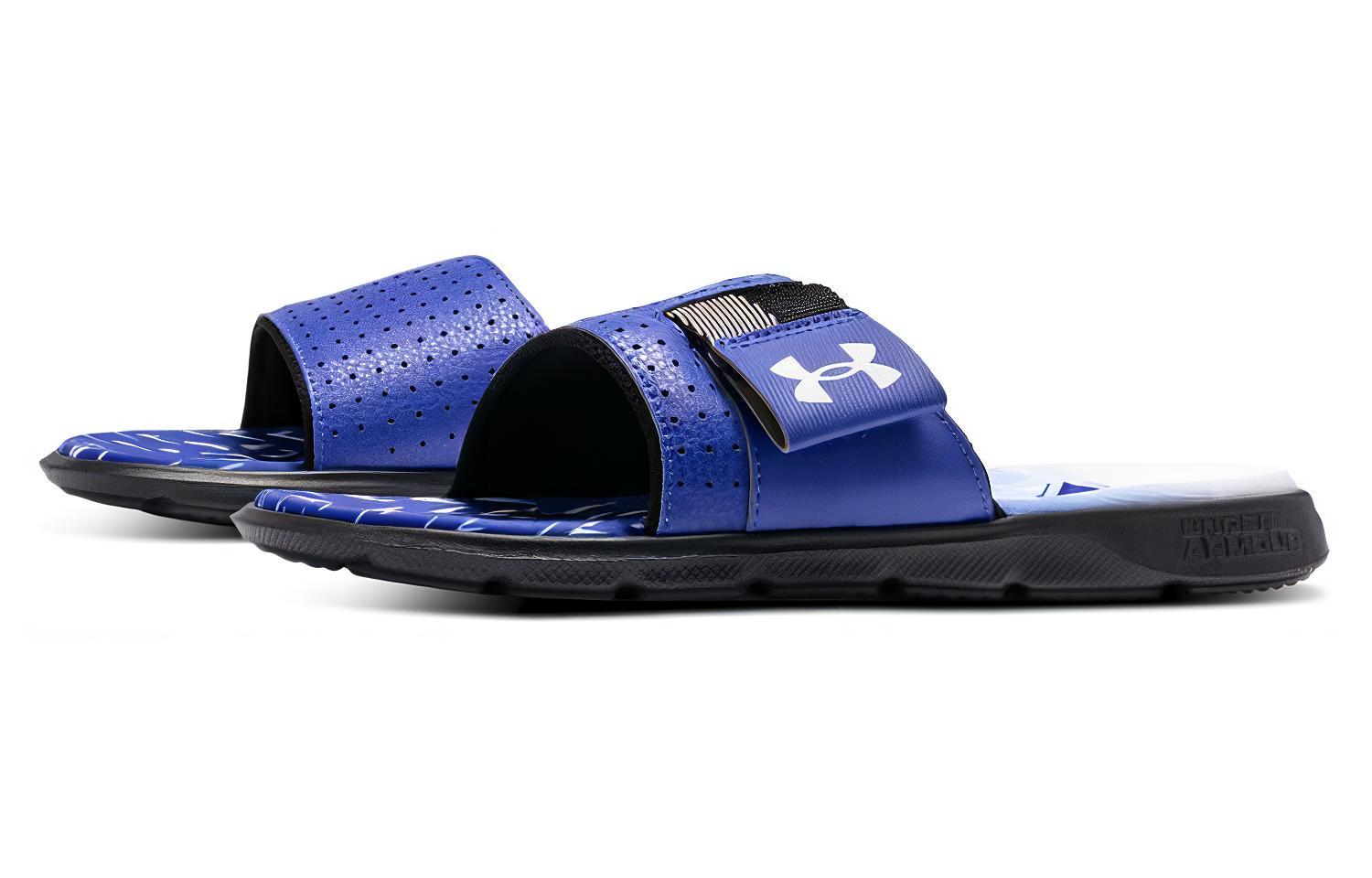 Under Armour Mercenary Slippers 'Blue Black' 3027252-400