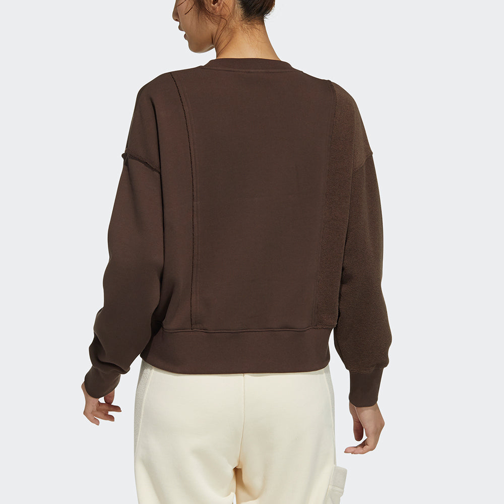 (WMNS) adidas originals Co Crew 'Brown' HC0306