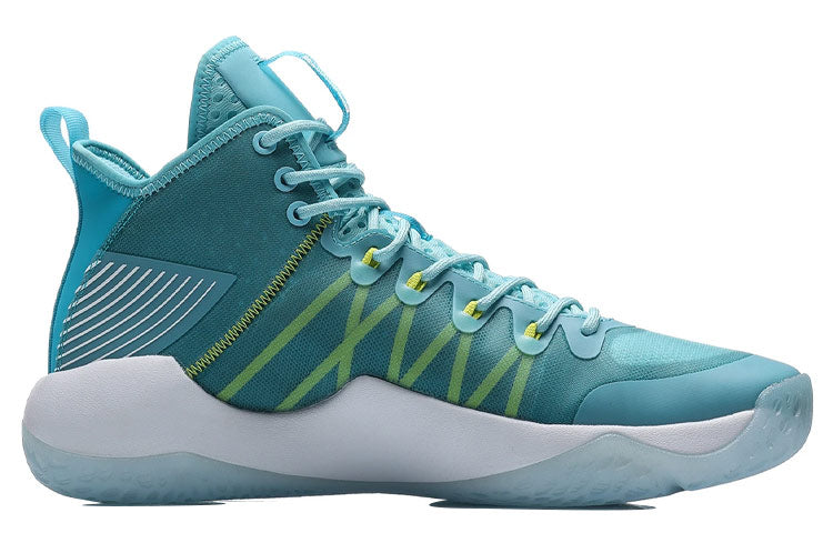 Li-Ning Combat High 'White Blue Green' ABAR059-2