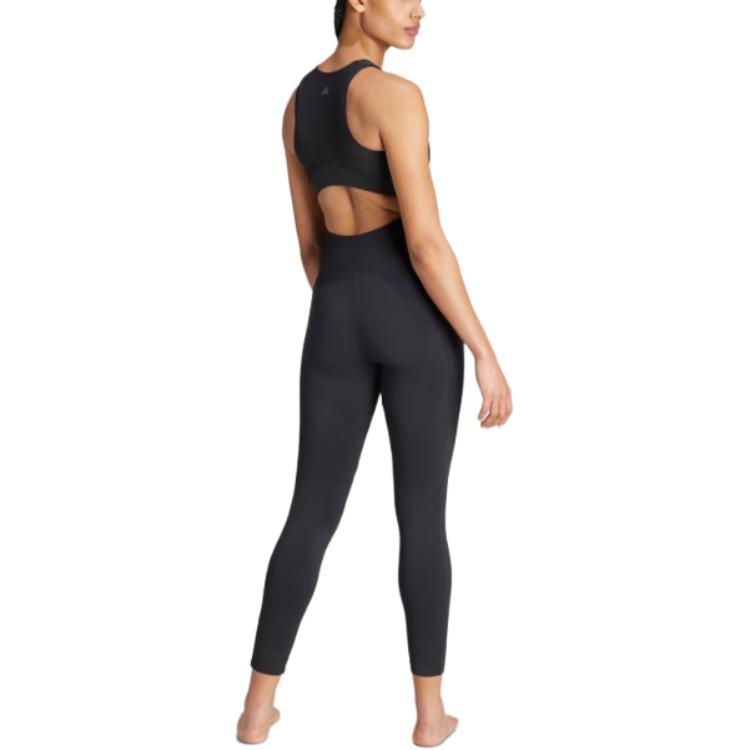 (WMNS) adidas Yoga 7/8 Bodysuit Asia Sizing 'Black' IT7129