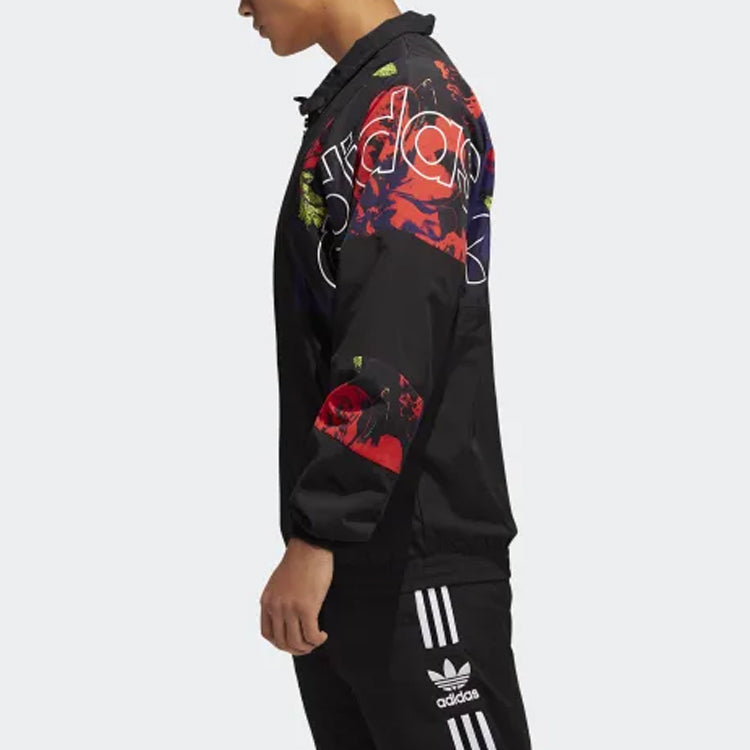 Men's adidas Fstv Tracktop Sports Black Jacket GJ7772