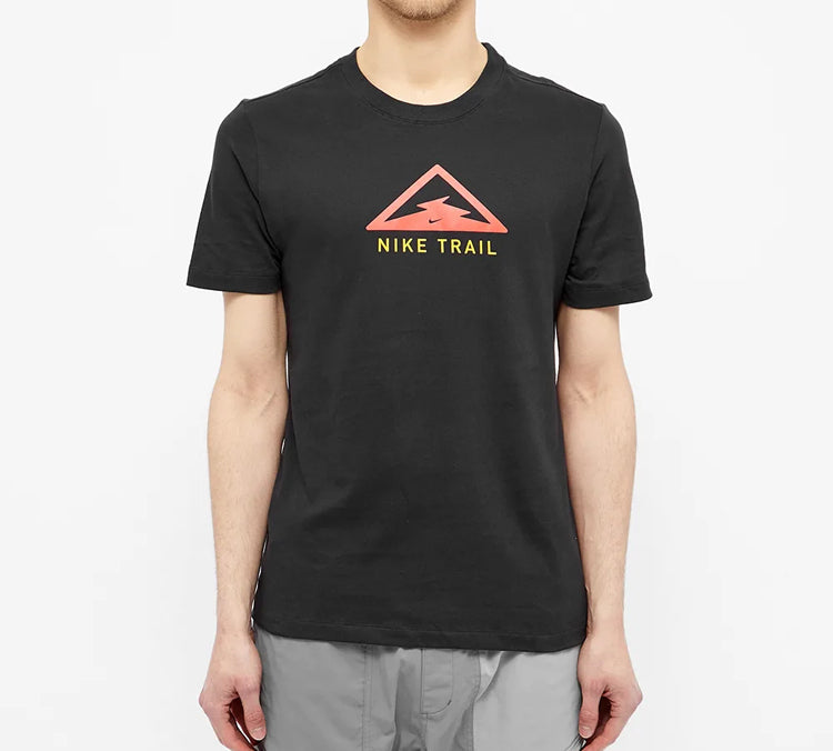 Nike Dri-FIT Trail Triangle Logo Short Sleeve Black CT3857-010