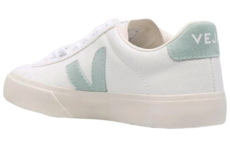 (WMNS) Veja Campo Chromefree Lace-Up Sneakers 'White Matcha' CP0502485