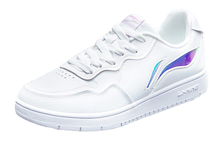 (WMNS) Li-Ning Skate Shoes 'White Laser' AGCR318-1
