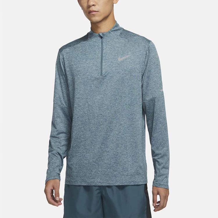 Nike Nk Df Elmnt Top Hz Casual Breathable Sports Long Sleeves Blue DD4757-058