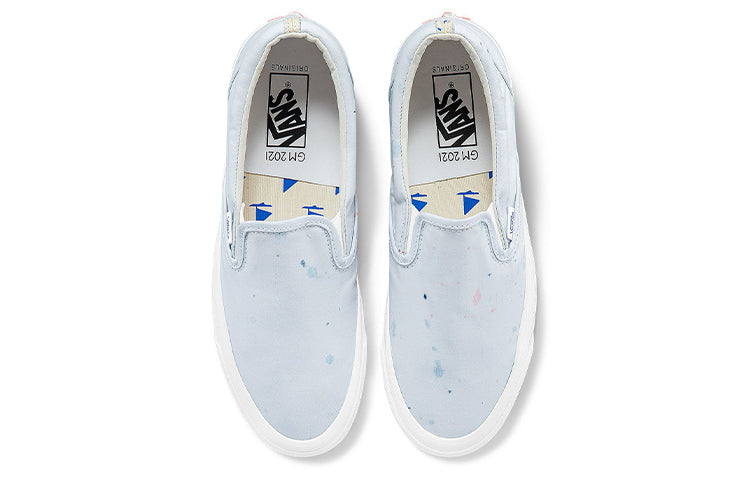 Geoff Mcfetridge x Vans Unisex Vault OG LX Slip-on Shoes White VN0A45JK92R