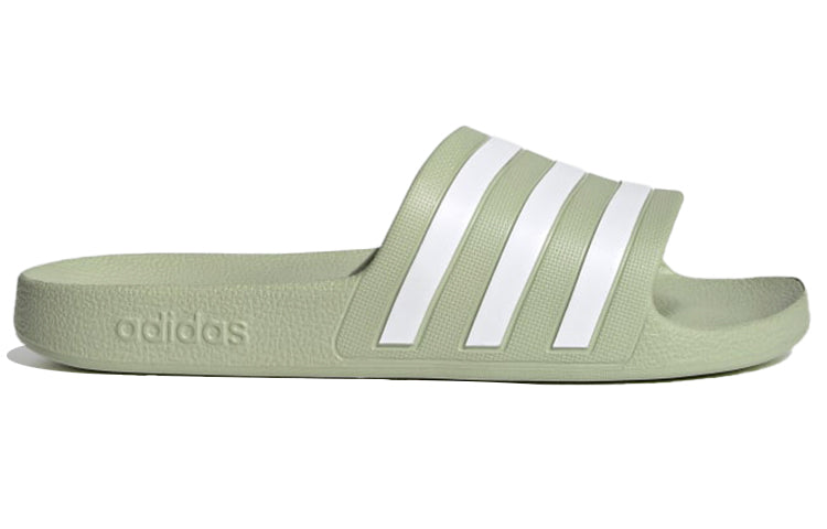 (WMNS) adidas Adilette Aqua 'Green White' FY8102