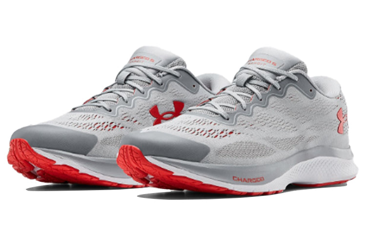 Under Armour Charged Bandit 6 'Mod Grey Versa Red' 3023019-104