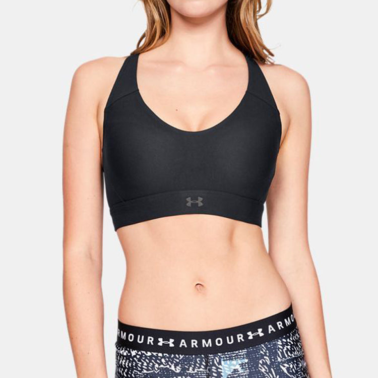 (WMNS) Under Armour Vanish Mid Bra 'Black' 1311811-003