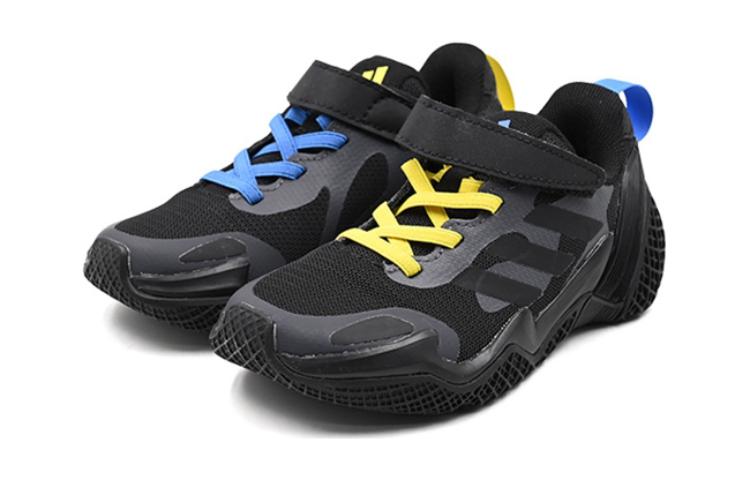 (GS) adidas 4uture Running Shoes 'Black Blue Yellow' HP3069
