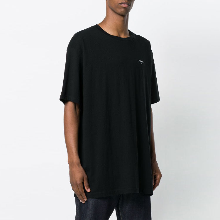 Off-White Arrows Sketch Cotton Short Sleeve Oversized OMAA038E181850021001