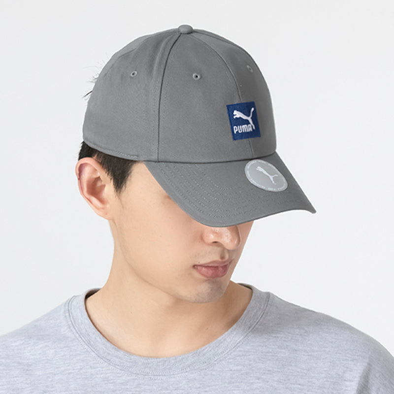 PUMA Logo Cap 'Grey Blue White' 024351-01