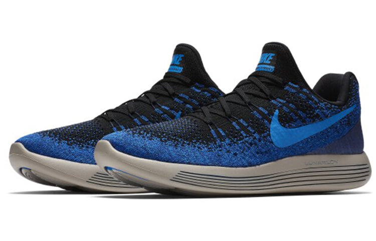 Nike LunarEpic Low Flyknit 2 'Black Blue' 863779-009