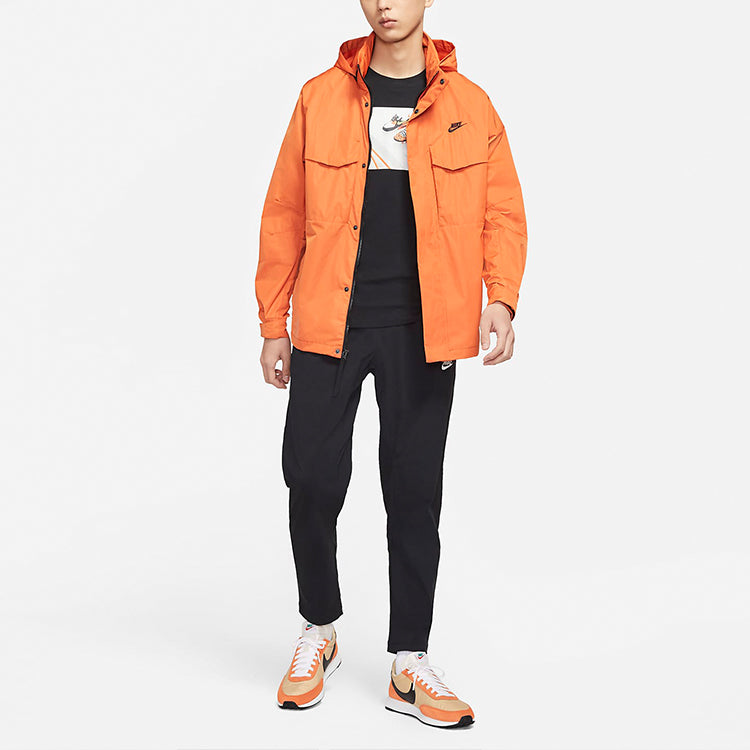 Nike Premium Essentials M65 Unlined Logo Jacket 'Orange' DC6771-893