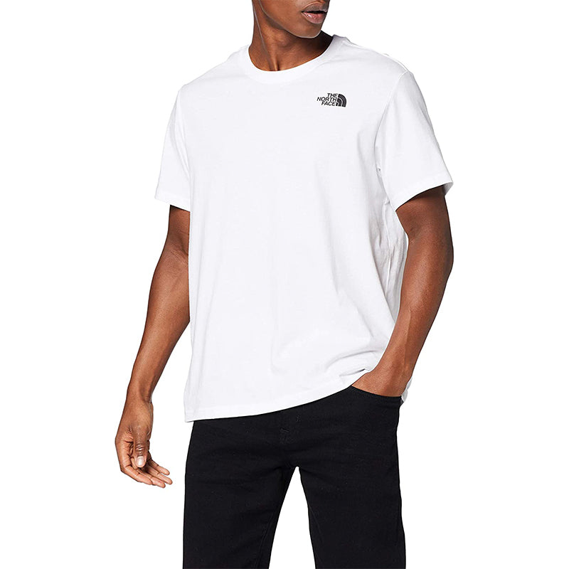 THE NORTH FACE Back logo Short Sleeve Couple Style White T92TX2-FN4