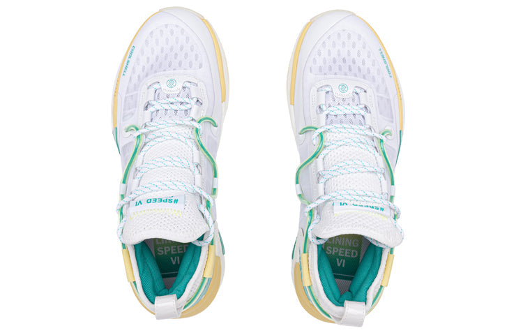 Li-Ning Speed 6 Premium x CBA 'White Green' ABAQ019-2