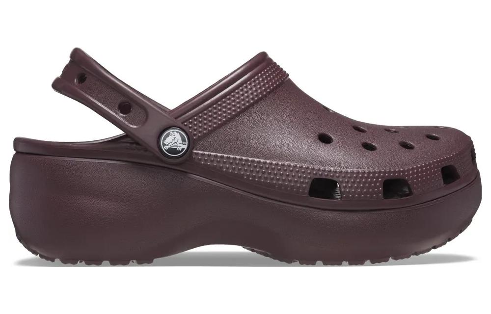 (WMNS) Crocs Classic Platform Clogs 'Dark Cherry' 206750-6WD