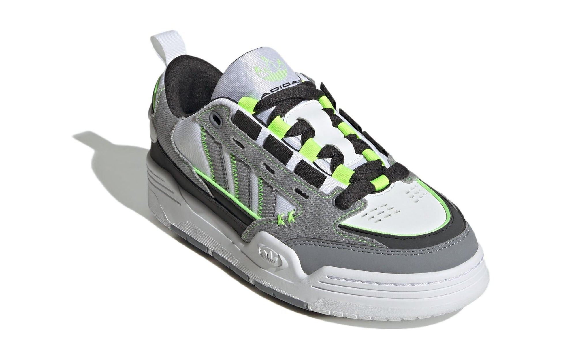 (GS) adidas originals Adi2000 'Grey Neon Green' IG7708