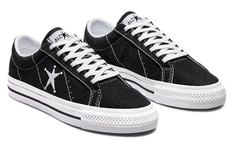 Converse Stussy x One Star Low 'Black' 173120C