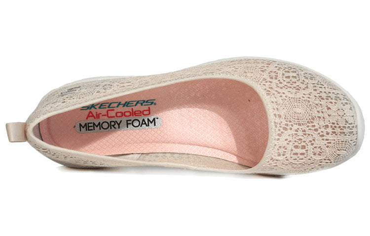 (WMNS) Skechers Ary Air Days Loafers White 23758-NAT