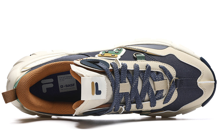 FILA FUSION FUSION Bone Sneakers 'Navy White' T12M311201FIW