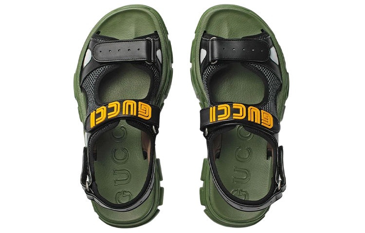 Gucci Sandal Sega 'Black Green' 546064-DIR10-1065