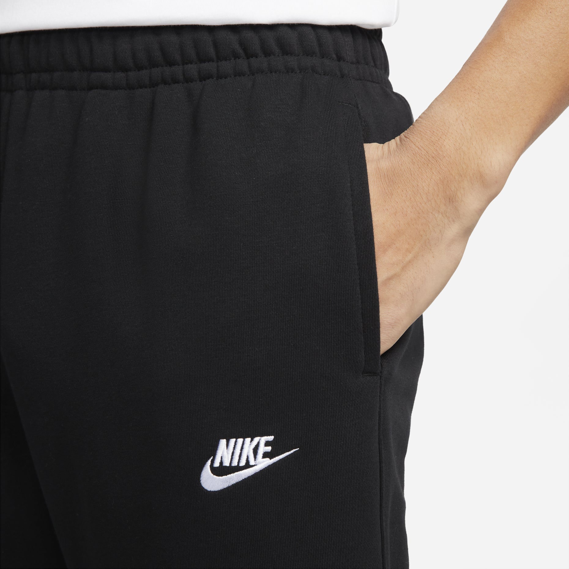 Nike As Men's Nike Sportswear Club Pant OH Ft Sports Trousers Black BV2714-010