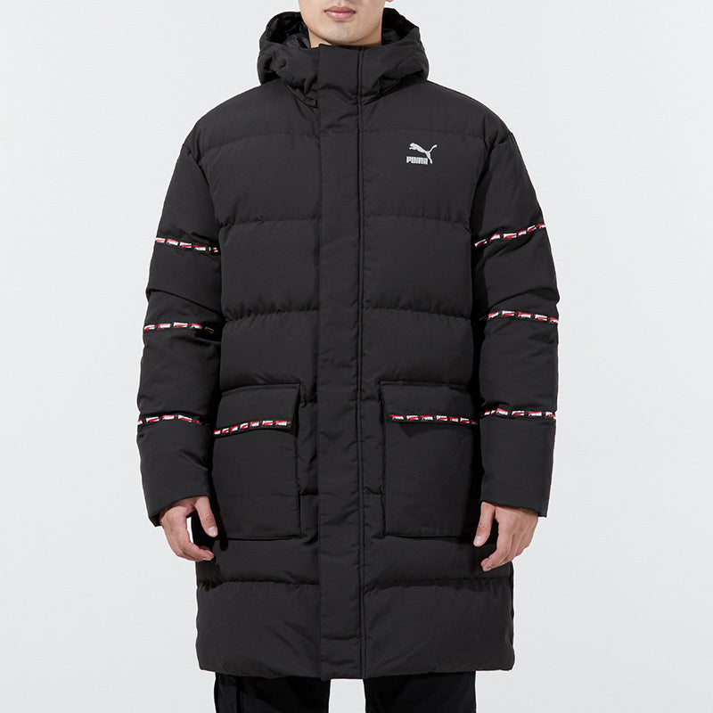 PUMA Classic Long Down Jacket 'Black' 846422-01