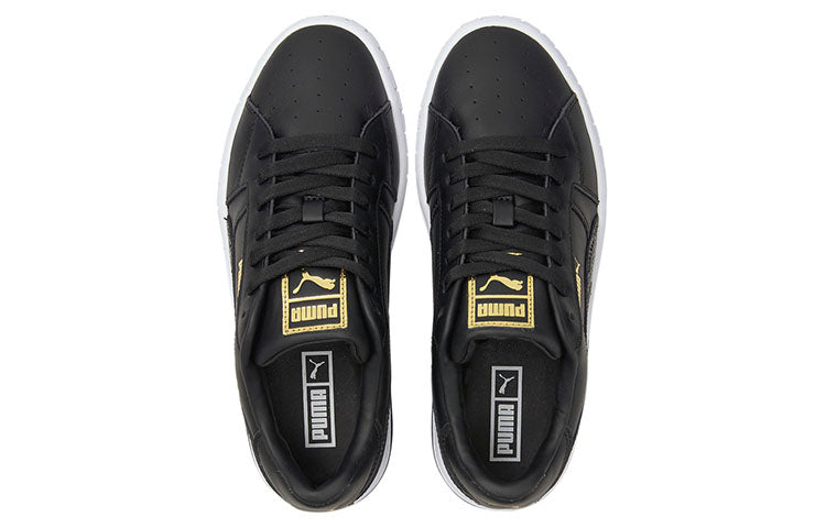 (WMNS) PUMA Cali Star Snake Sneakers Black/White 380629-02