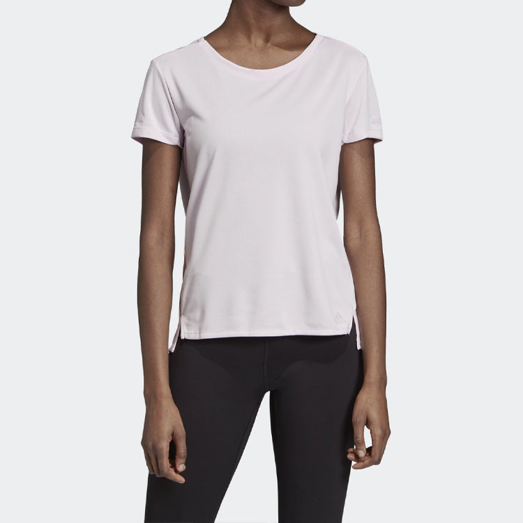 (WMNS) adidas Climachill Training Sports Round Neck Short Sleeve 'Pink' EI6384