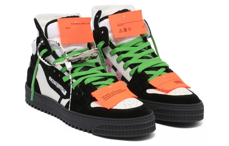 Off-White Off-Court 3.0 Sneakers Leisure Shoes Black/White/Orange OMIA065S21LEA0021035