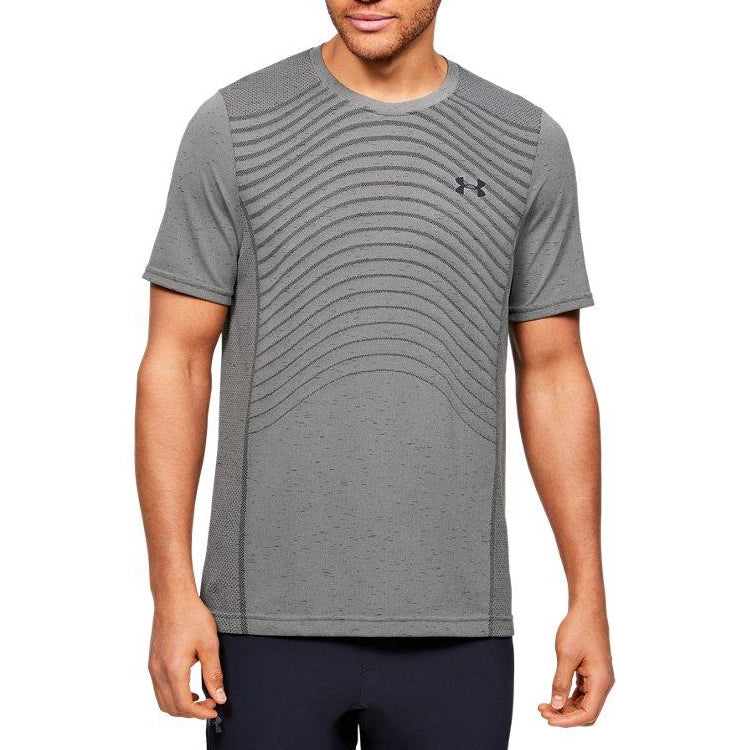 Men's Under Armour Seamless Wave Short Sleeve Green 1351450-388