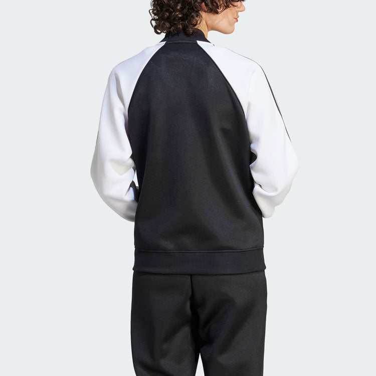 (WMNS) adidas Adicolor Classics Oversized SST Track Jacket 'Black White' IK4026