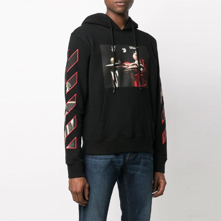 Off-White Caravaggio Printing Loose Fit Black OMBB034R21FLE0041025