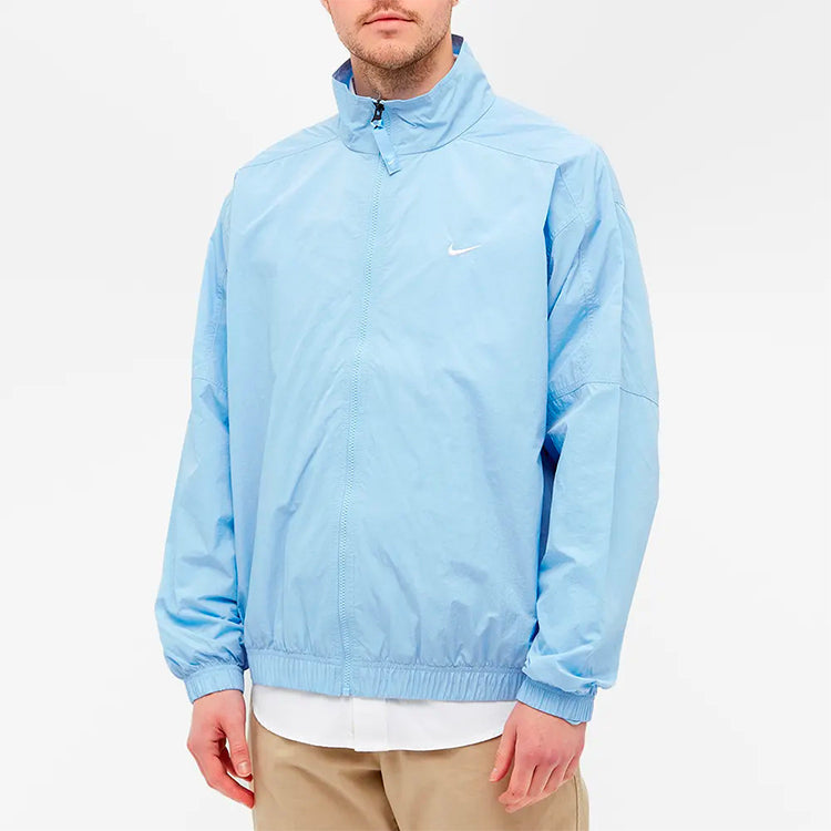 Nike Lab Outdoor Sports Windproof Stand Collar Jacket Light Blue CD6543-436
