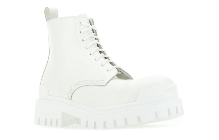 Balenciaga Strike Lace-Up Boot 'White' 589338WA9679011