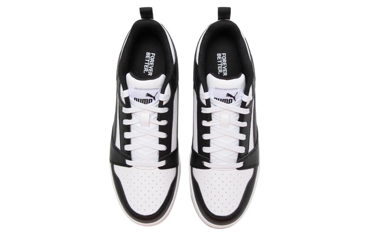 PUMA Rebound V6 Low 'Black White' 392328-01