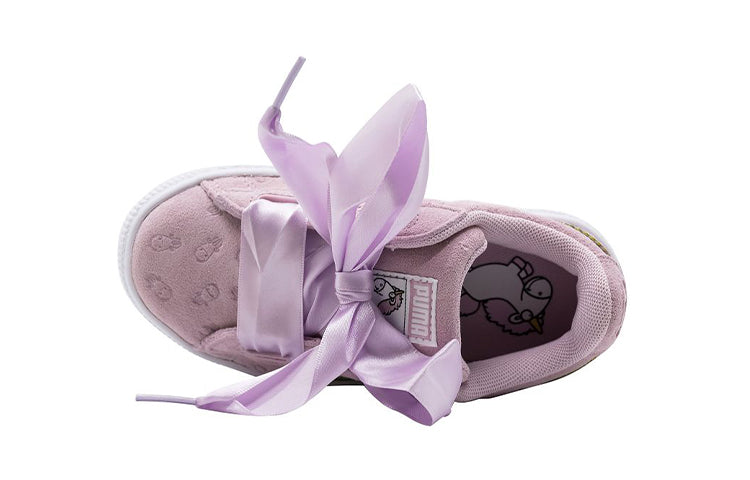 (PS) PUMA Basket Leisure Shoes Pink/Green 366642-01
