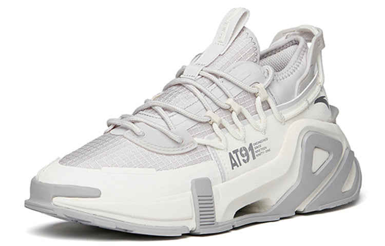 (WMNS) ANTA AT91 'Grey White' 122148850-1