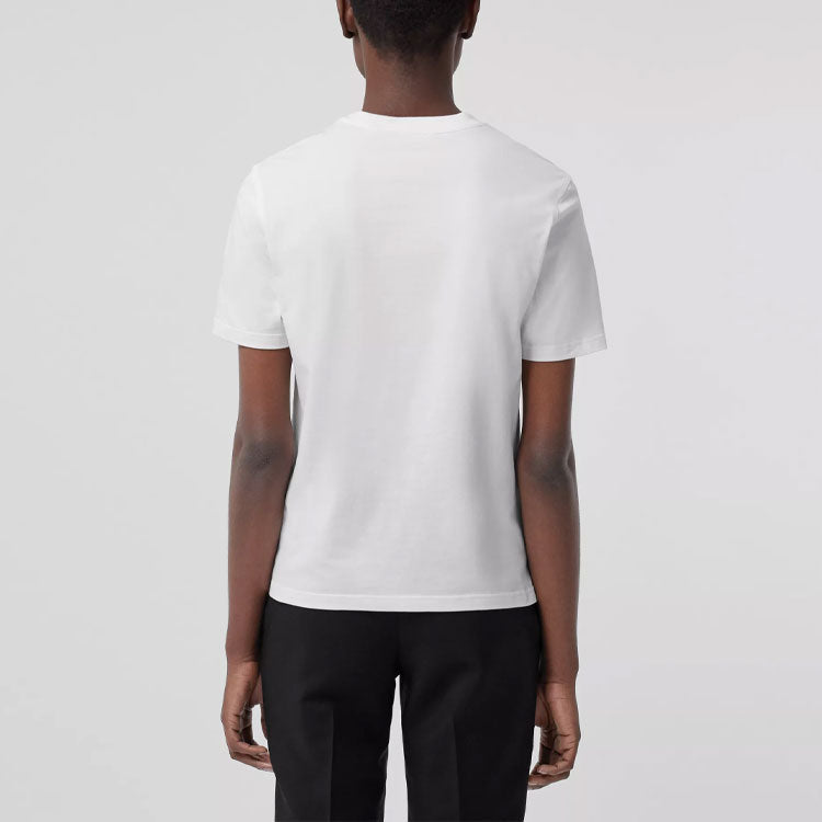 Burberry SS21 Embroidery Cotton White 80419661