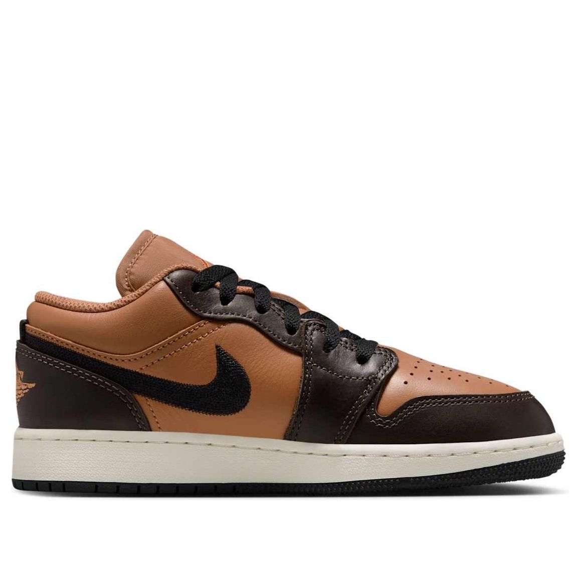 (GS) Air Jordan 1 Low SE 'Flax Baroque Brown' HQ3604-201