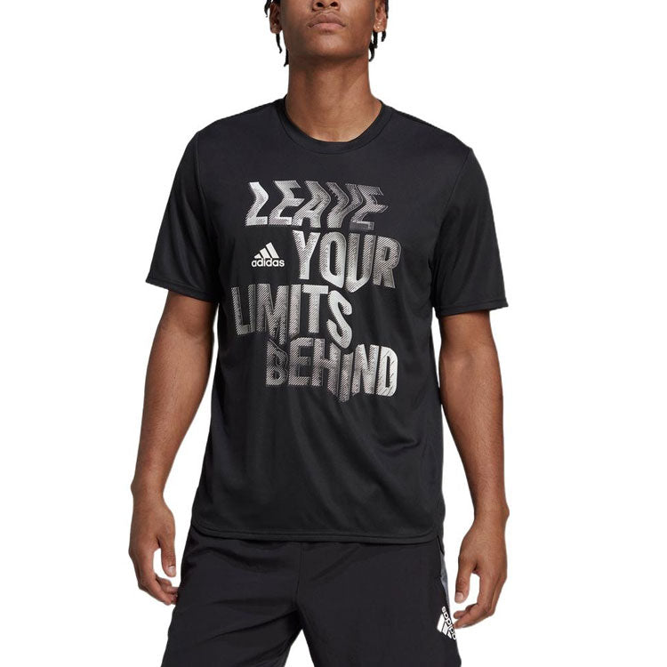 adidas Designed for Movement AEROREADY HIIT Slogan Training T-Shirt 'Black' HN8508