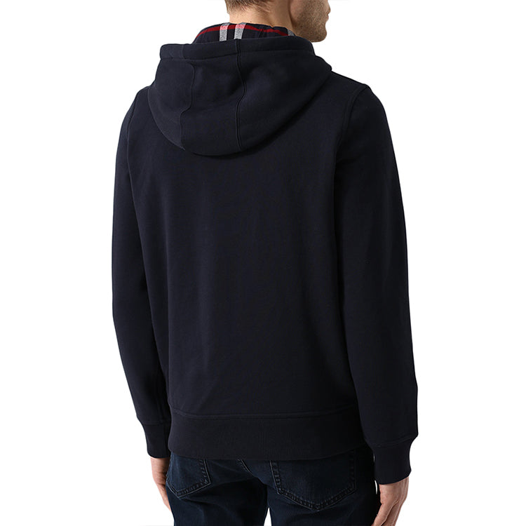 Burberry Check Plain Weave Zipper GS Black 40617991