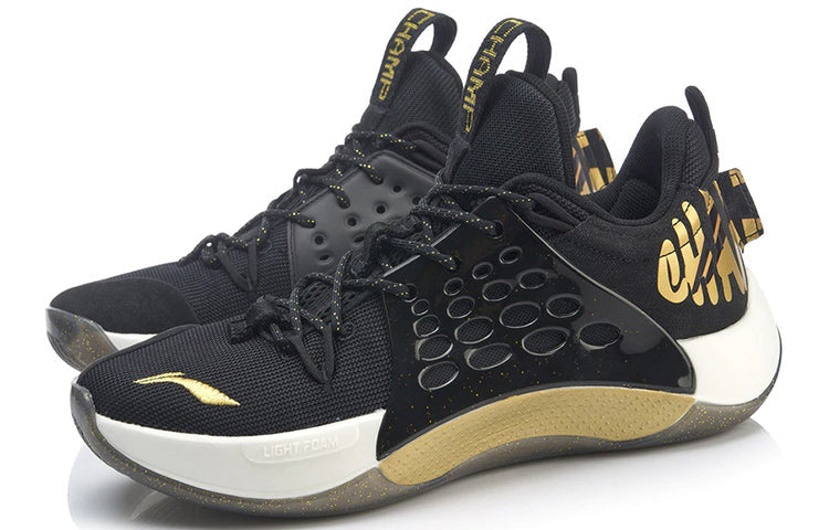 Li-Ning Sonic 7 Low x CBA Player Edition 'Black gold' ABAP033-U