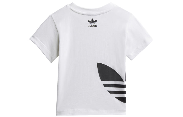 (TD) adidas Round Neck T-shirt Contents Suit K White FR5321